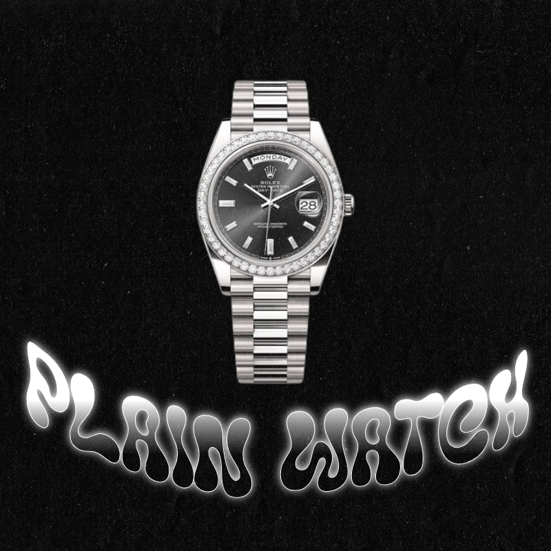 Plain watch